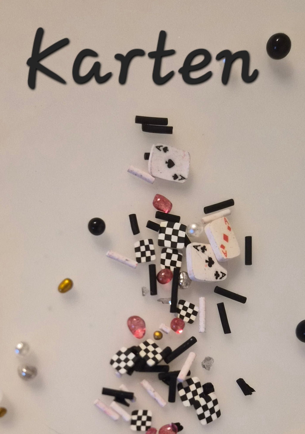 Rolling tray set aus Epoxidharz